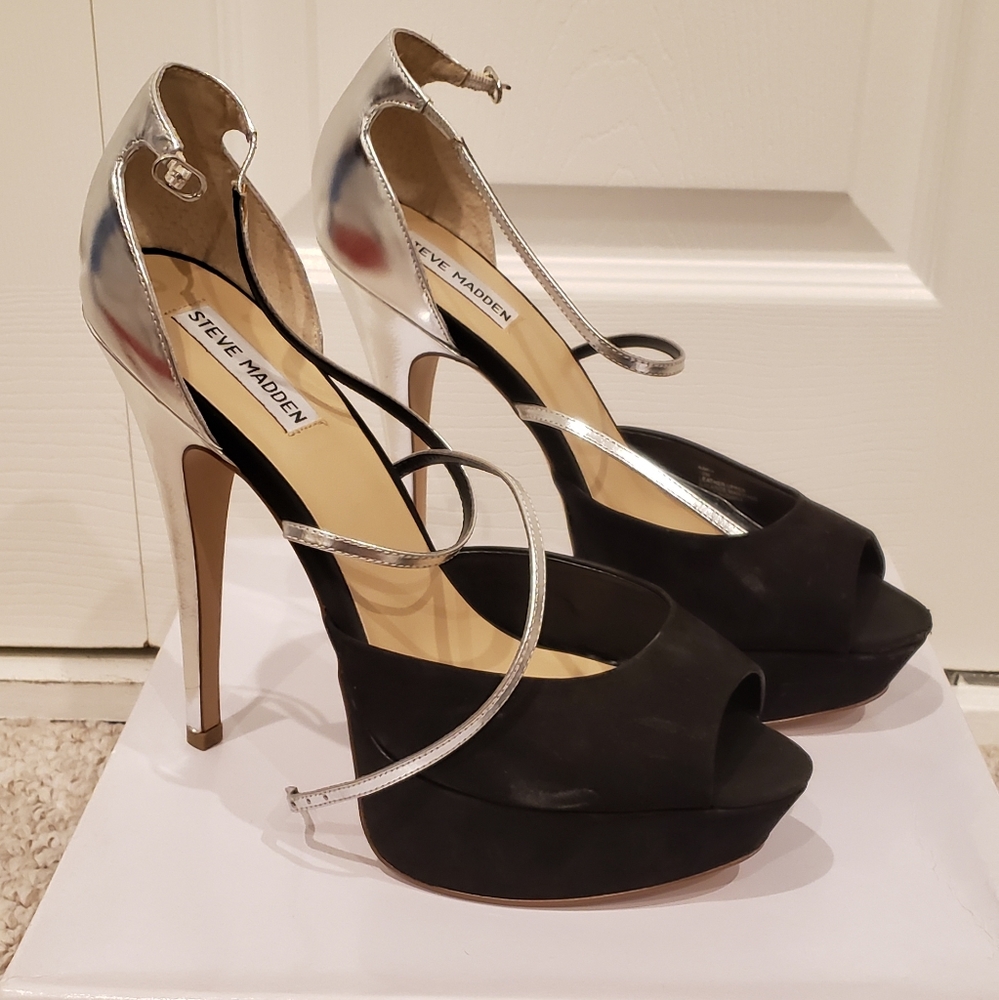 Leather/suede Aaria pumps